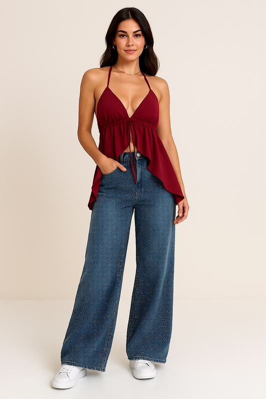 Jeans Strass Palace