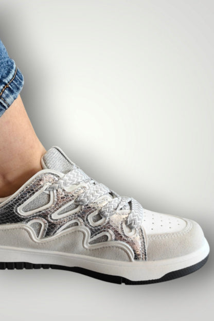 Sneakers Argento